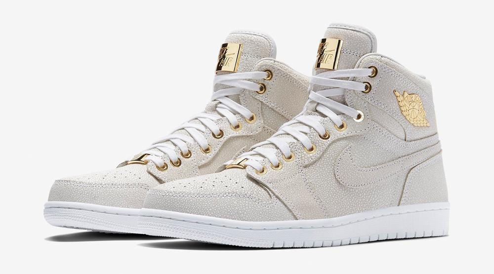 Air Jordan 1 Retro High Pinnacle White Metallic Gold - Kick Game