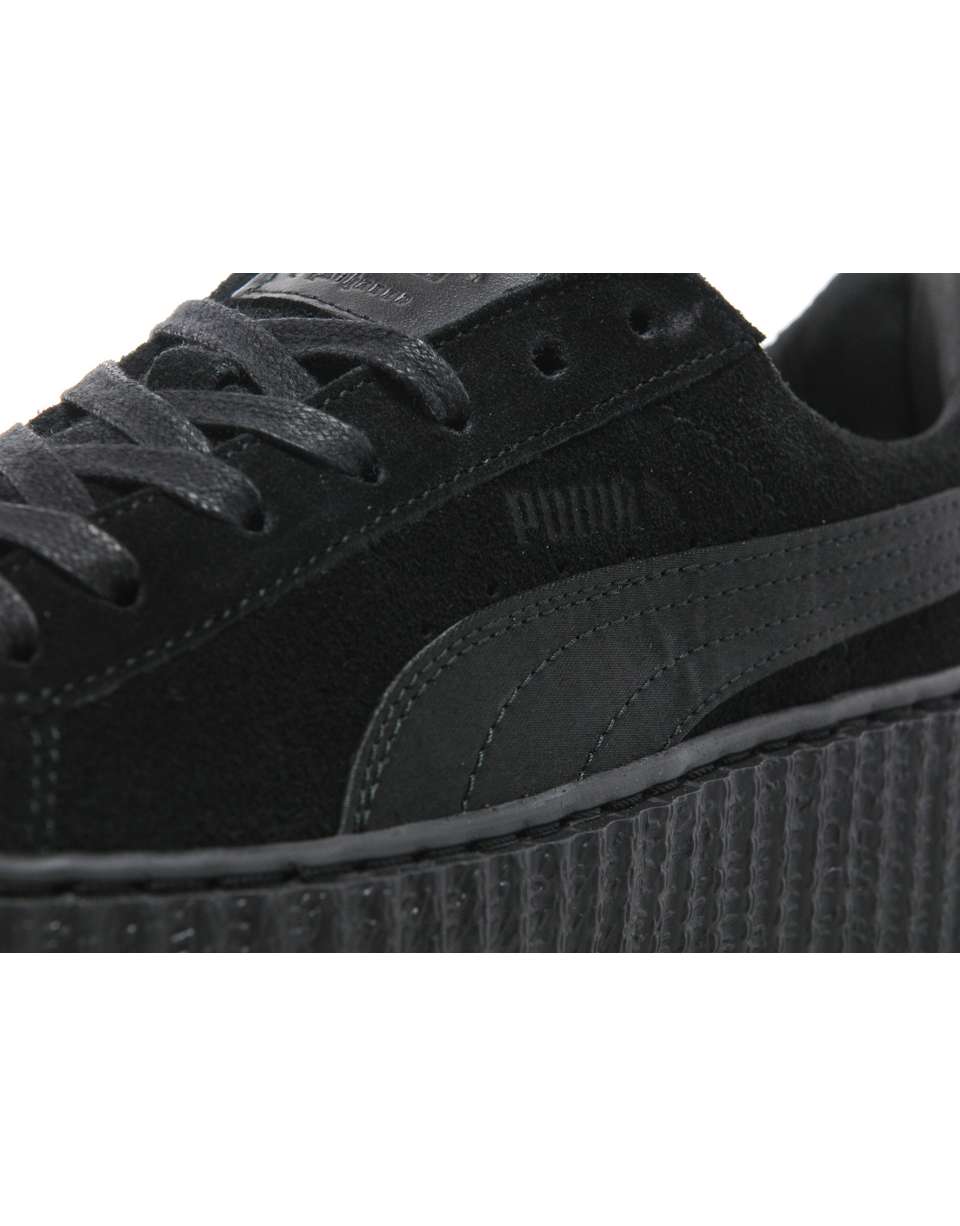 PUMA x Rihanna Suede Creepers Triple Black - Kick Game