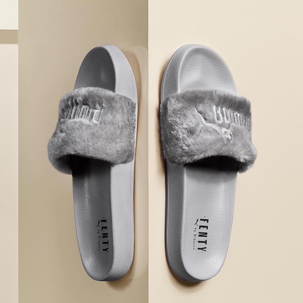 Puma Leadcat Fenty Fur Slide Quarry by Rihanna - Kick Game
