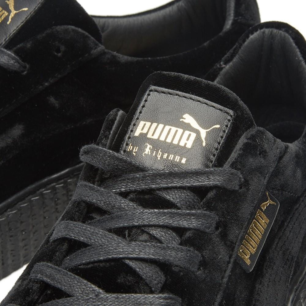 PUMA X FENTY CREEPER VELVET Black - Kick Game