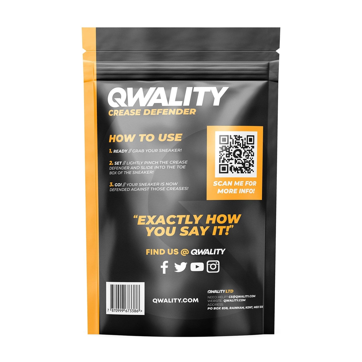 Qwality 'Crease Defender Trainer Shield' - Kick Game