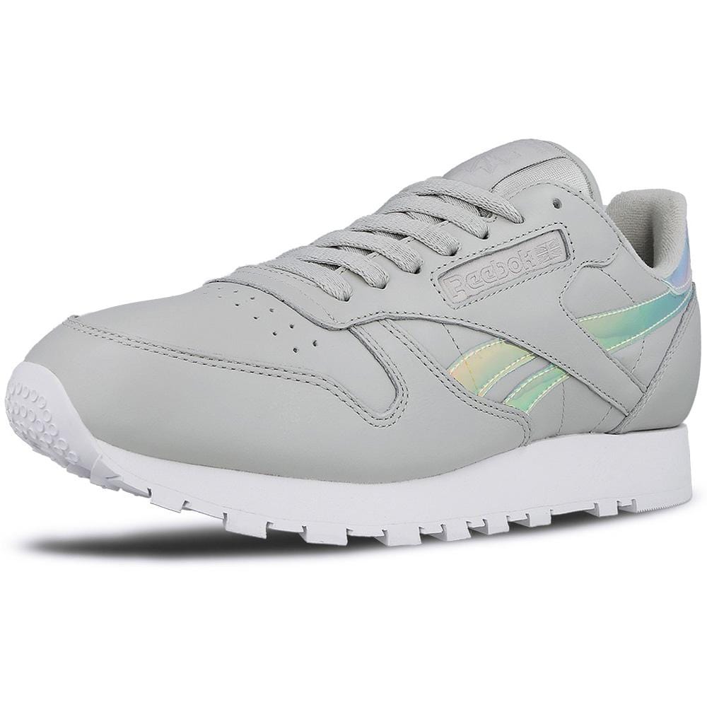 Reebok Classic Leather Iridescent Skull Grey-White - Kick Game