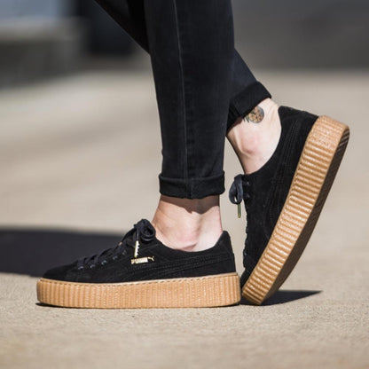 Rihanna x PUMA Suede Creeper Black-Gum - Kick Game