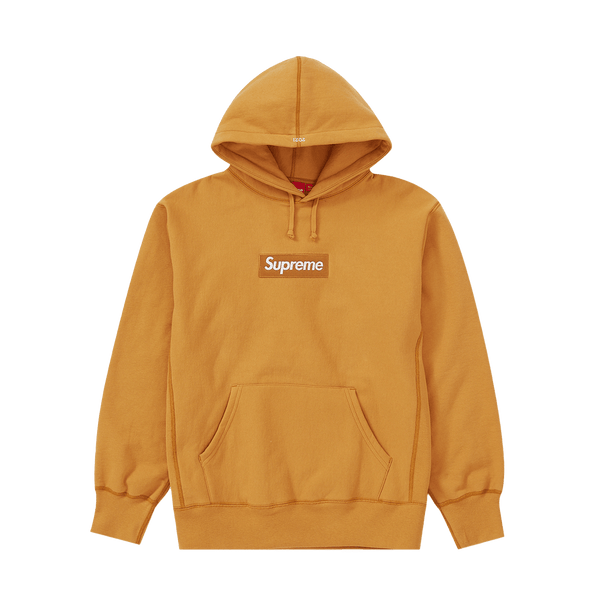 Buy Supreme Box Logo Hooded Sweatshirt 'Dark Brown' - FW21SW35 DARK BROWN