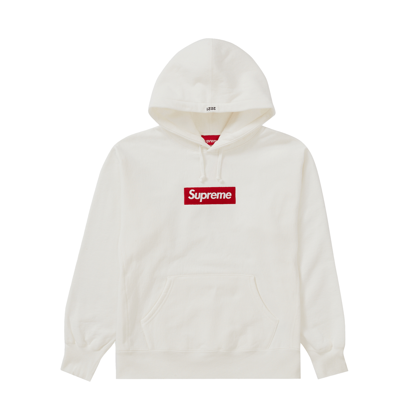 supreme box logo sweatshirt M white