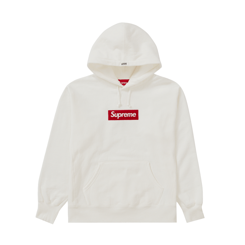 Supreme Box Logo Hooded Sweatshirt 'White' — Kick Game