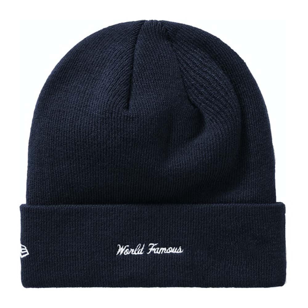 Supreme New Era Box Logo Beanie (FW19) Navy - Kick Game