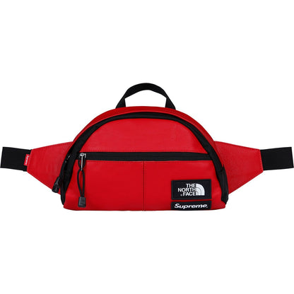 Supreme-The North Face Leather Roo II Lumbar Pack - Red - Kick Game