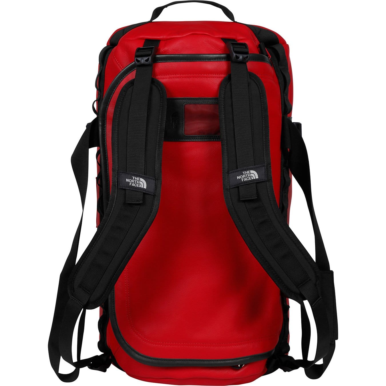 Supreme-The North Face Leather Base Camp Duffel - Red - Kick Game