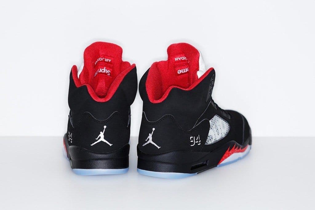 AIR JORDAN 5 RETRO SUPREME "SUPREME" Black - Kick Game