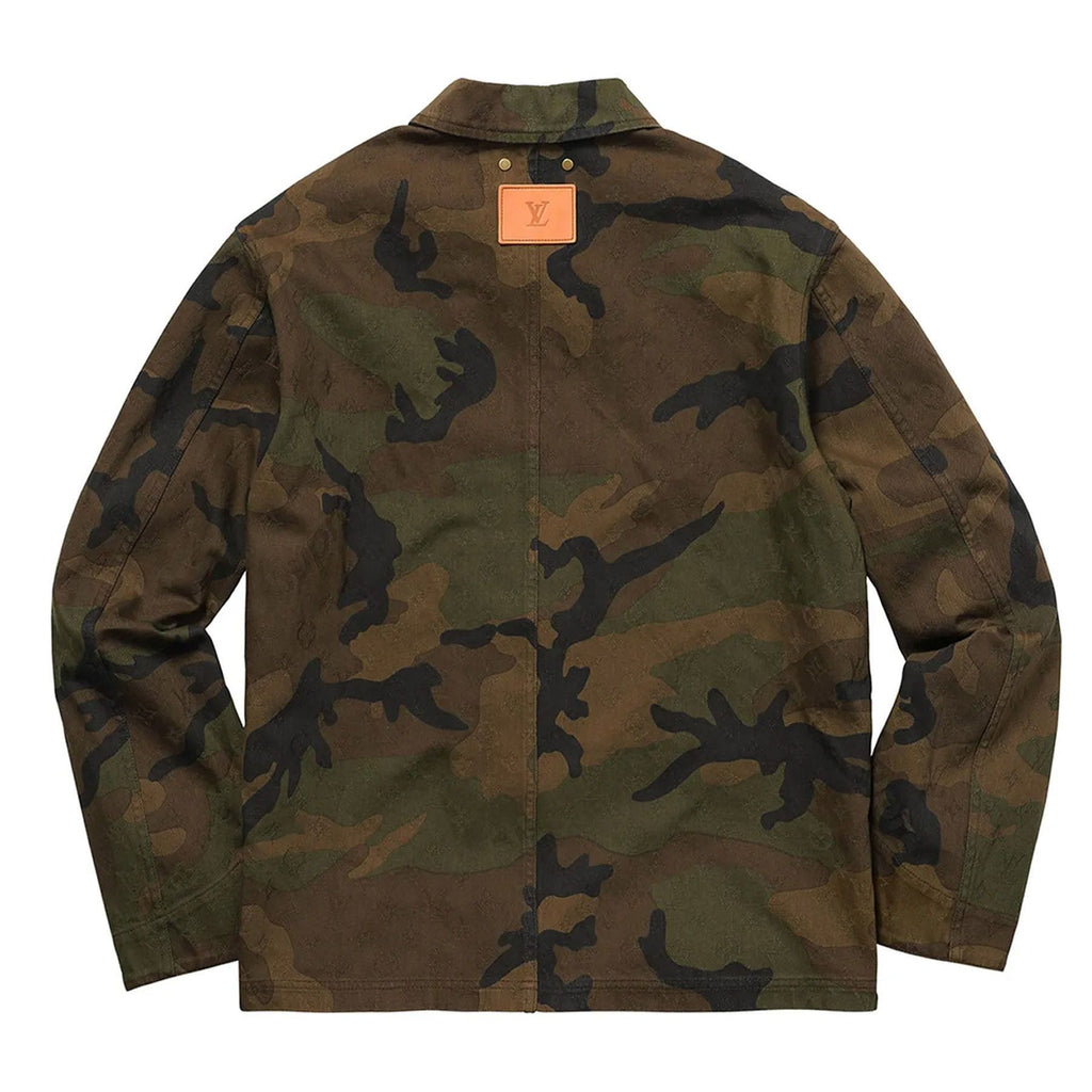 Supreme x Louis Vuitton Jacquard Denim Trucker Jacket 'Camo'