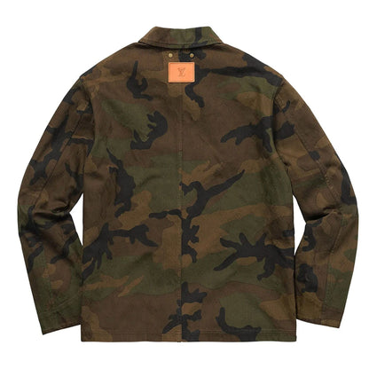 Supreme x Louis Vuitton Jacquard Denim Trucker Jacket 'Camo' - Kick Game