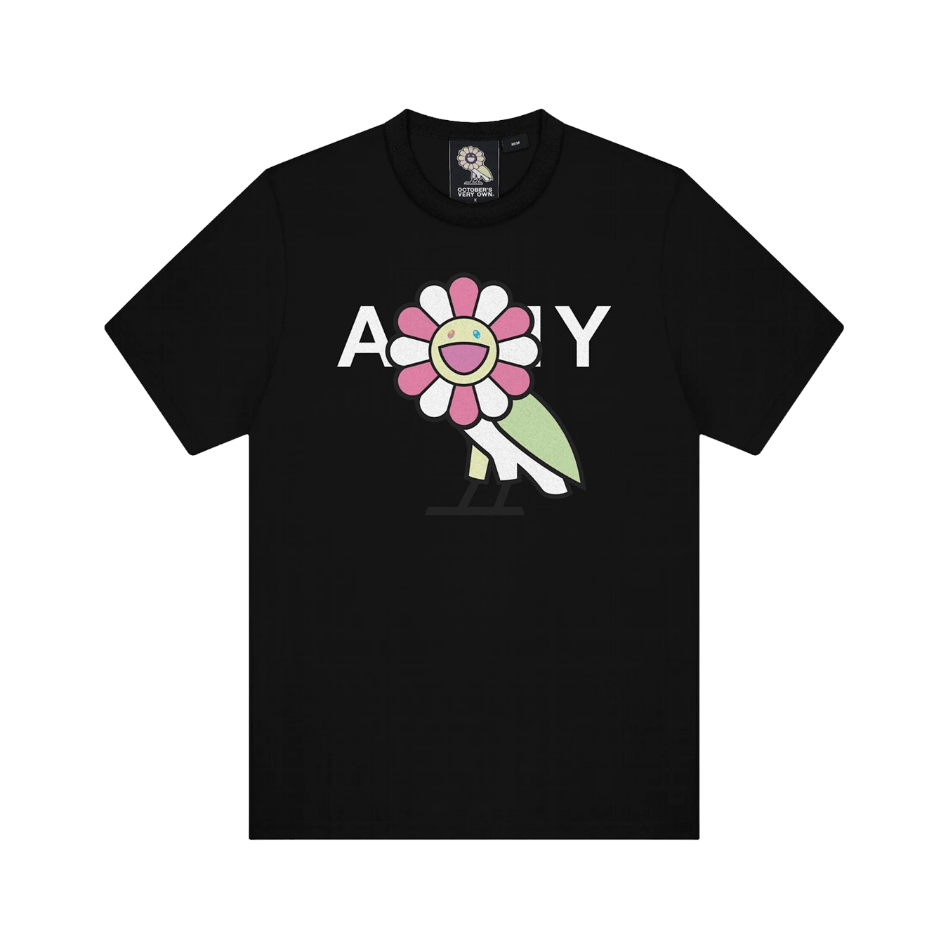 OVO x Takashi Murakami Surplus Flower Owl Tee 'Black' - Kick Game