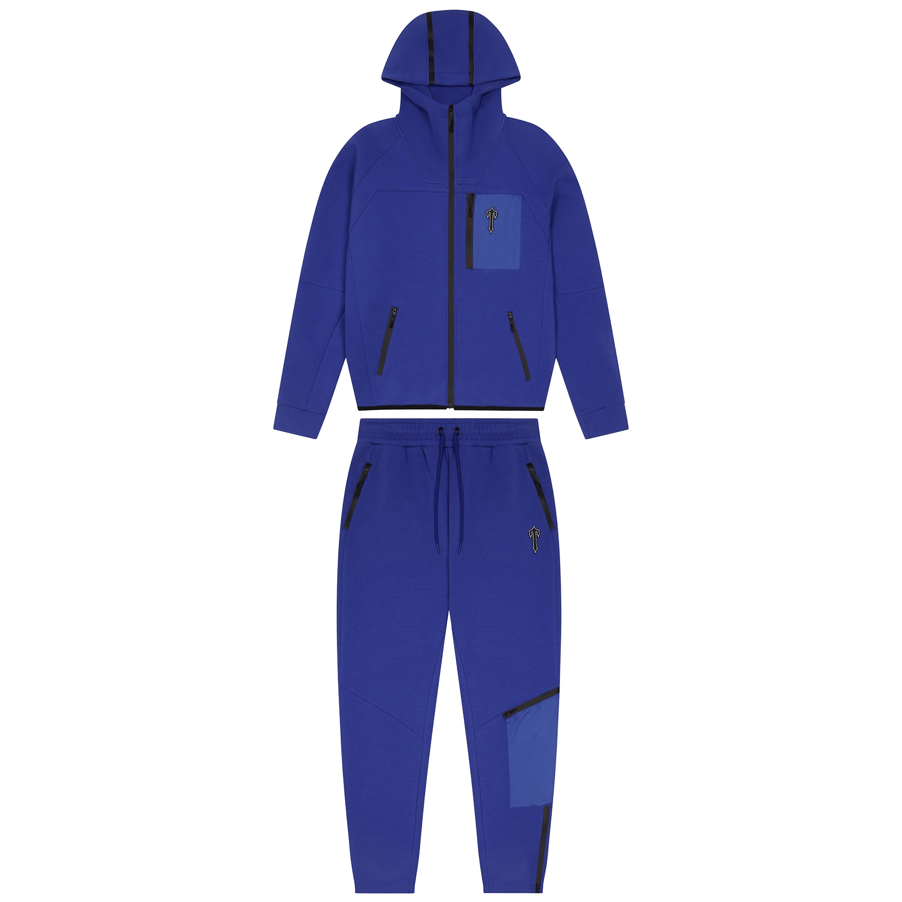 Trapstar Irongate T Fleece Zip Tracksuit-Dazzling Blue - Kick Game