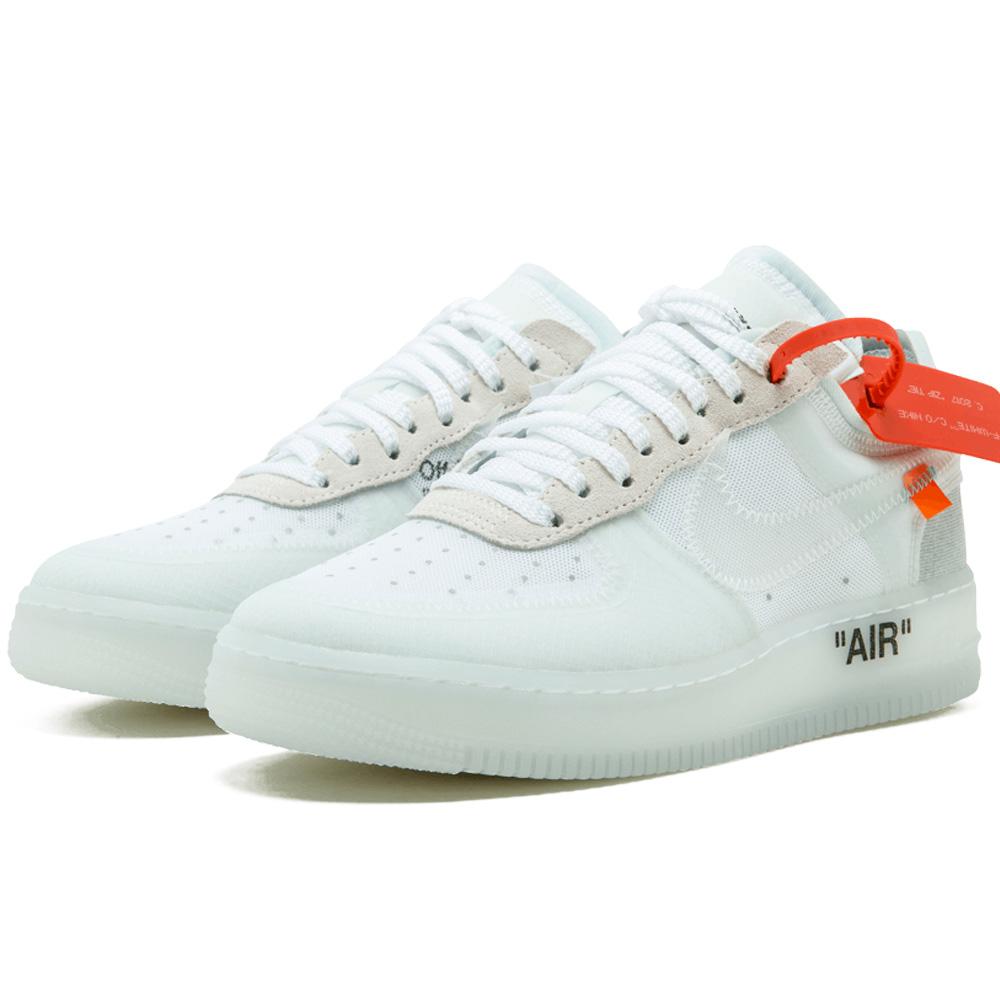 Off White x Air Force 1 Low “Volt” Size 11 Mens Nike Virgil AO4606-700 The  Ten