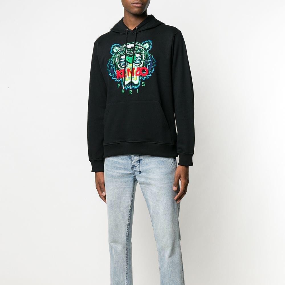 Kenzo Tiger Print Sweater Black - Kick Game