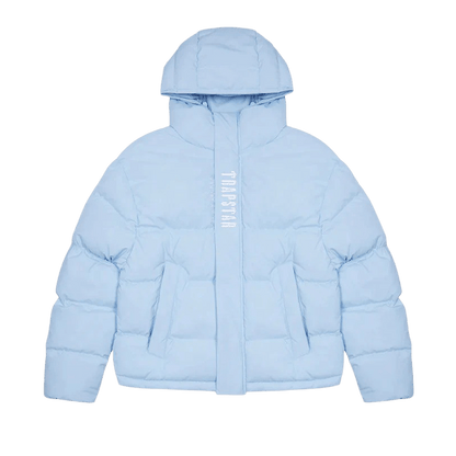 Trapstar Decoded Hooded Puffer 2.0 -Ice Blue - Kick Game