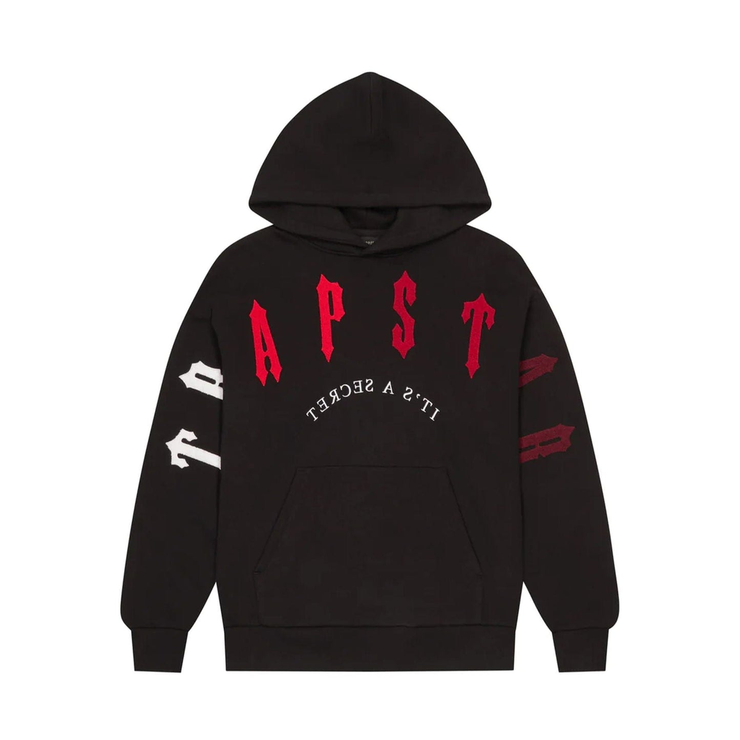 Trapstar Irongate Arch Chenille 2.0 Tracksuit - Black/Red - Kick Game
