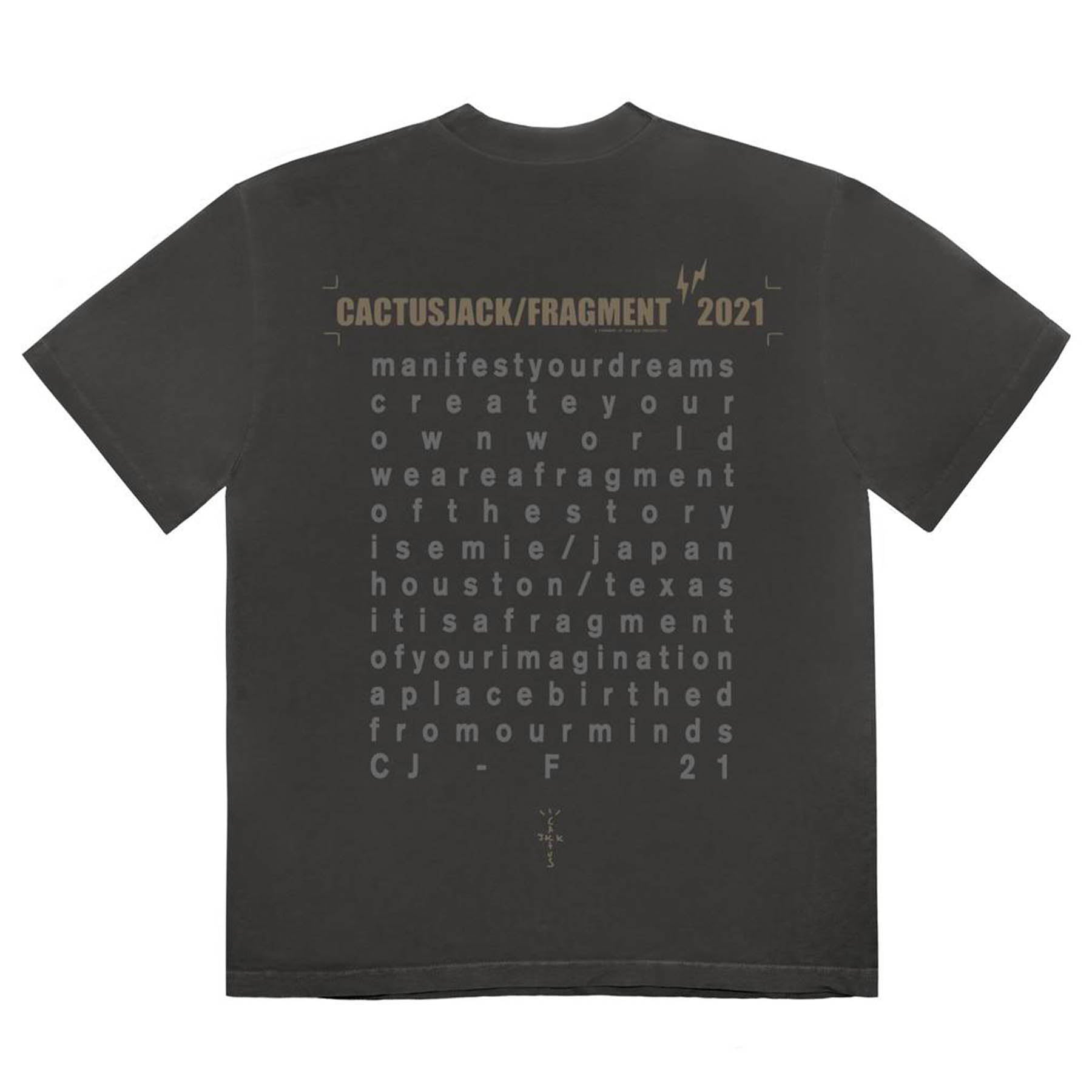 Cactus Jack by Travis Scott For Fragment Create Tee 'Black' - Kick Game