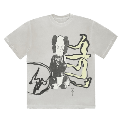 Travis Scott Cactus Jack + Kaws For Kaws Tee 'Aged Yellow' - Kick Game