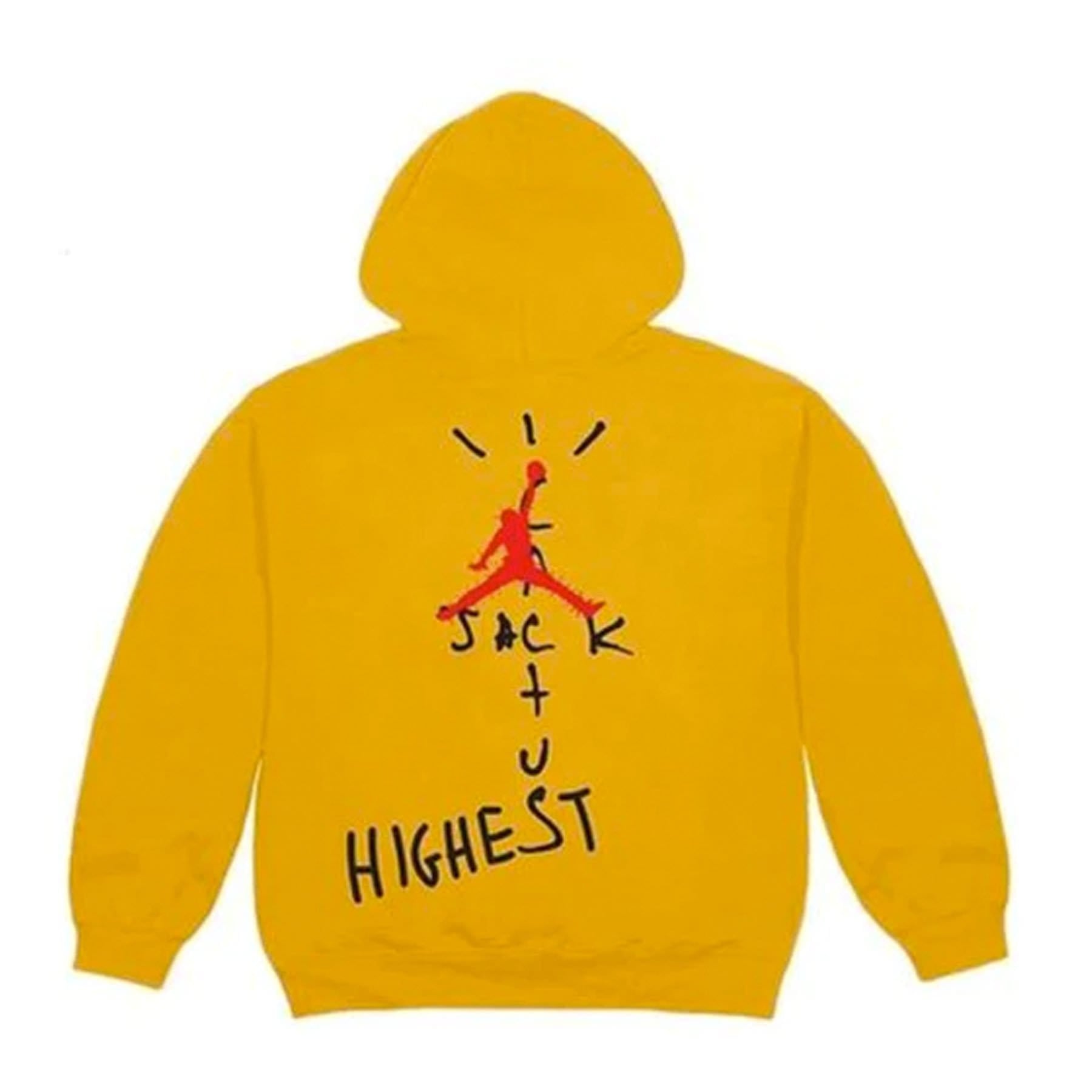 Travis Scott Jordan Cactus Jack Highest Hoodie Gold - Kick Game