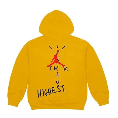 Travis Scott Jordan Cactus Jack Highest Hoodie Gold - Kick Game