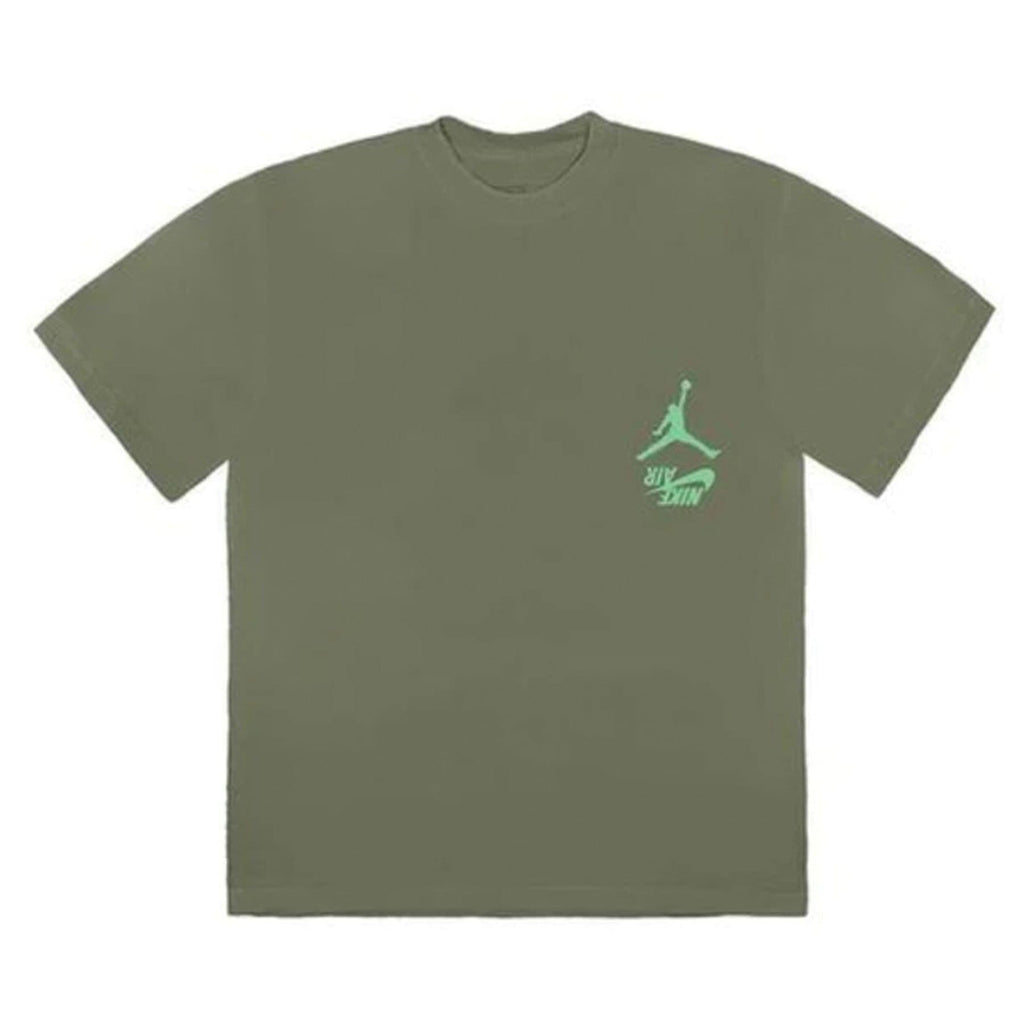 Travis Scott Jordan Кроссовки jordan fadeaway bred T-Shirt Olive - JuzsportsShops