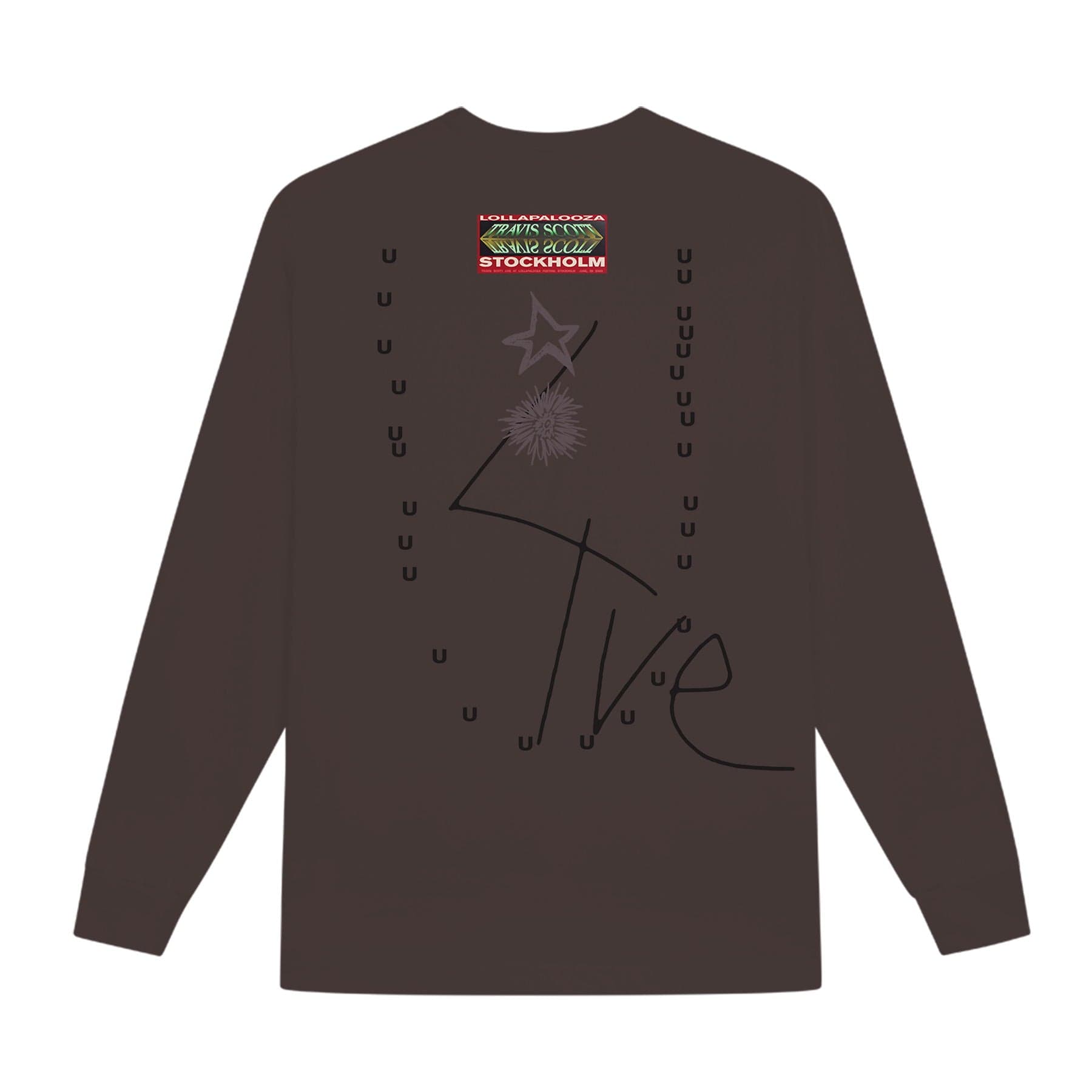 Travis Scott Summer Run 2023 Long Sleeve Tee - Brown (Stockholm) - Kick Game