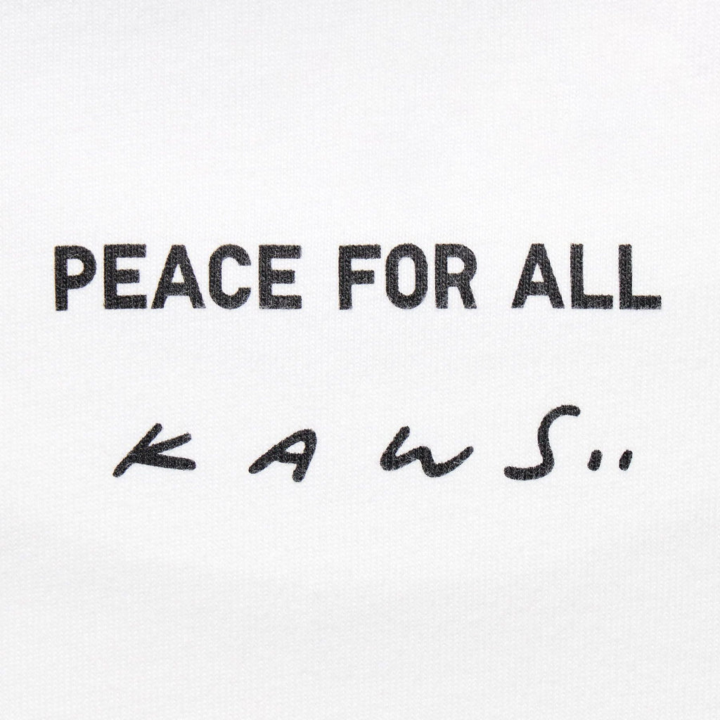 Copy of KAWS x UNIQLO Peace For All Tee White - Kick Game