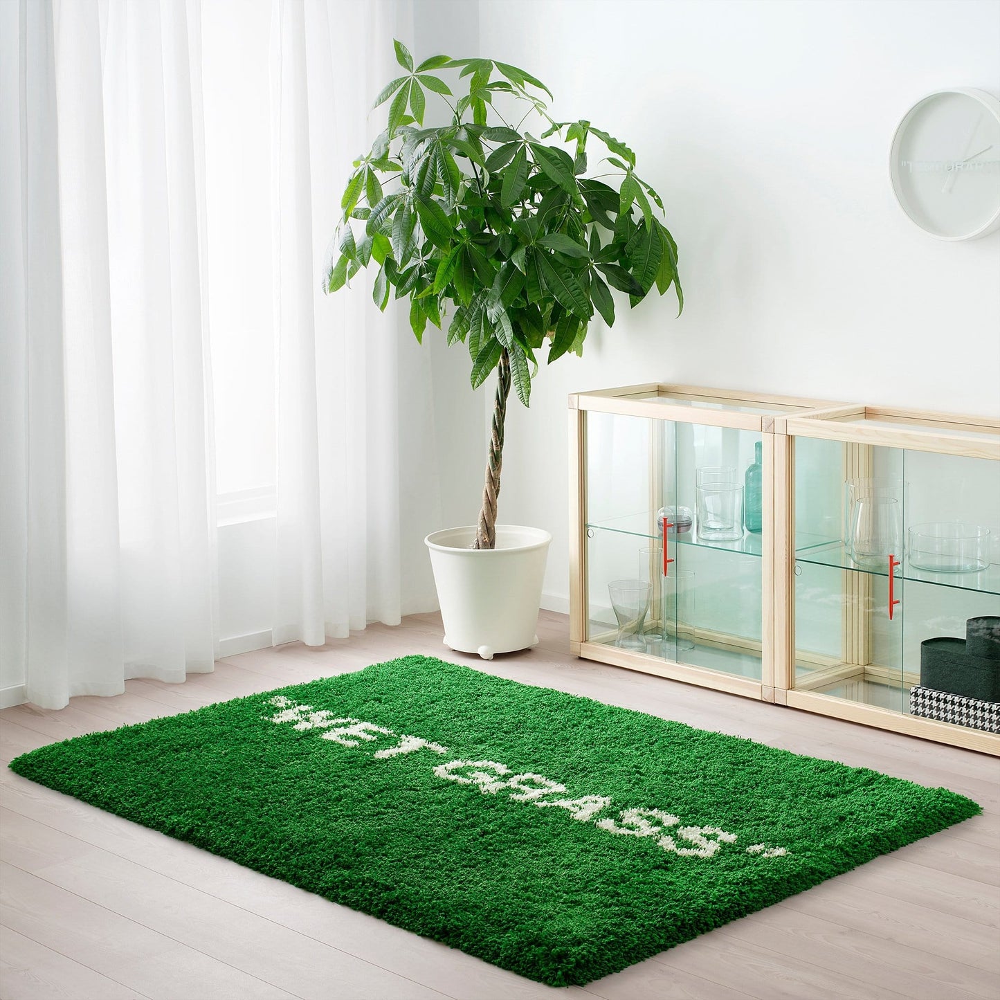 Virgil Abloh x IKEA MARKERAD "WET GRASS" Rug Green - Kick Game