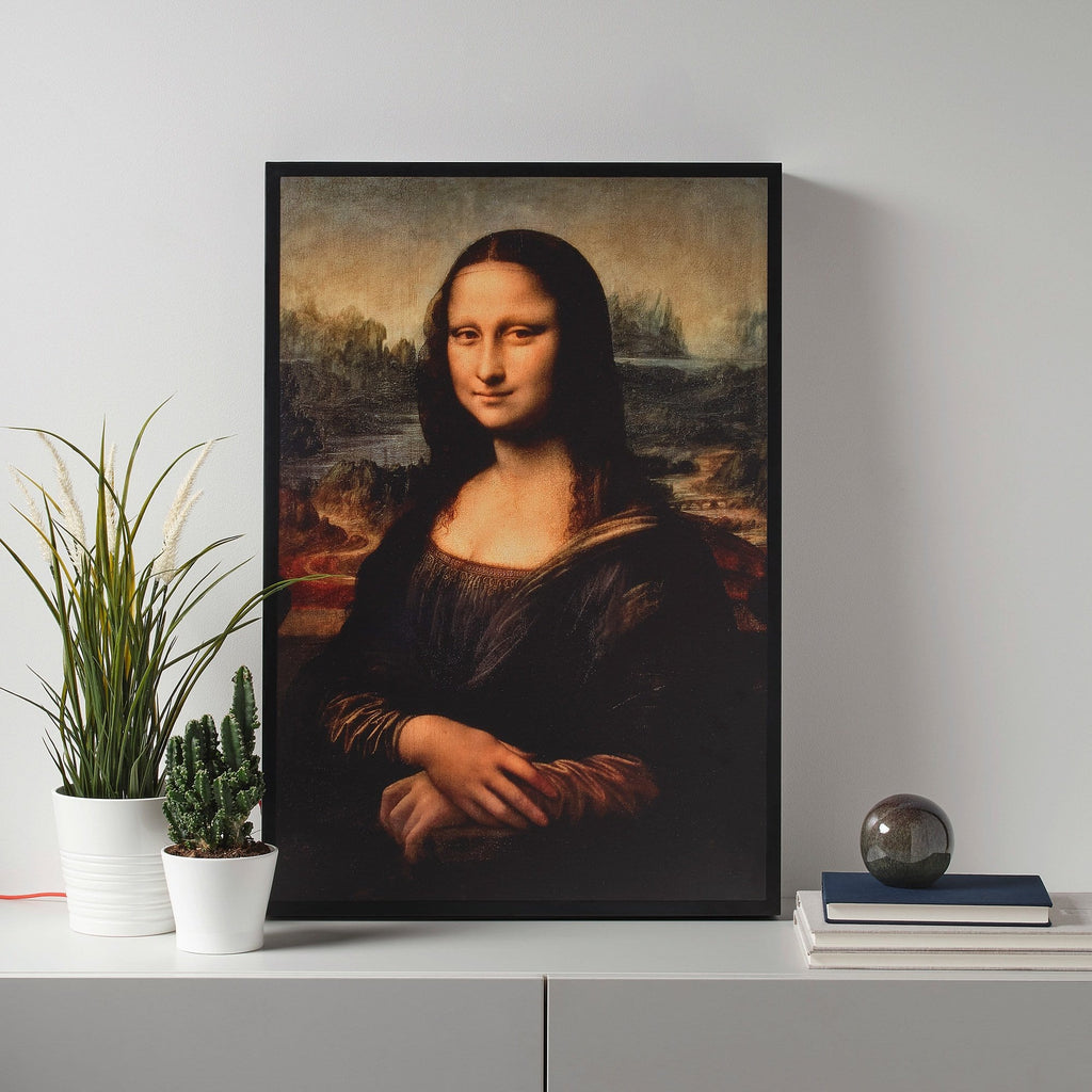 Virgil Abloh, light box,Mona Lisa backlit, Markerad IKEA 2018. - Bukowskis