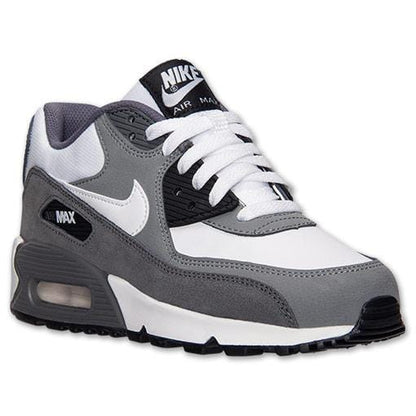 Nike Air Max 90 White-Cool Grey-Dark Grey - Kick Game